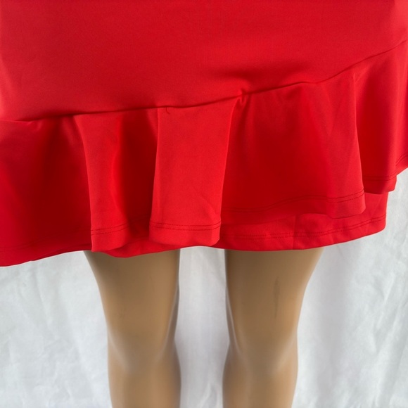 Acegolfs Women's Golf or Tennis Skort with a ruffle hem - Picture 4 of 13